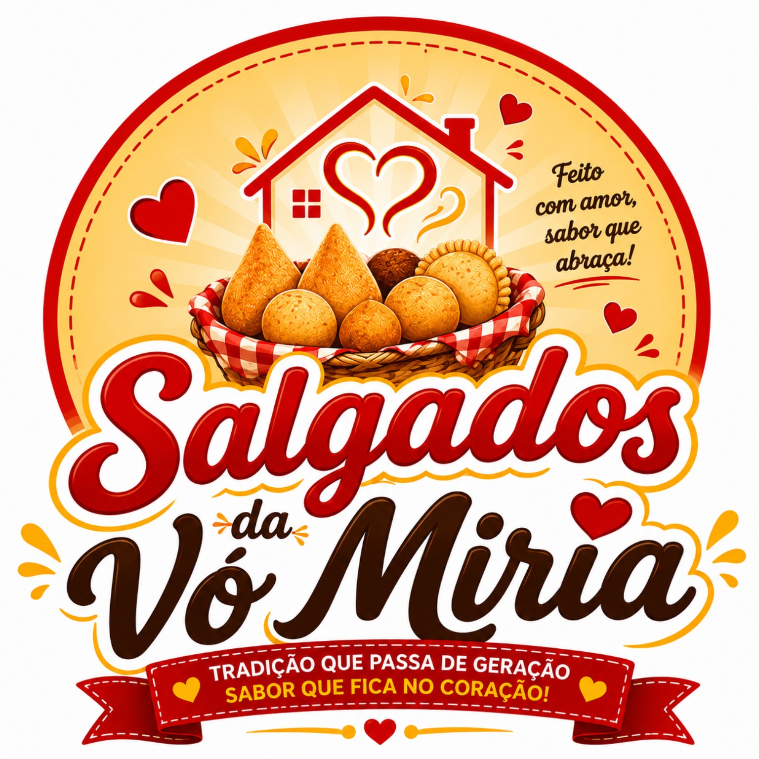 Logo Salgados da Vó Miria